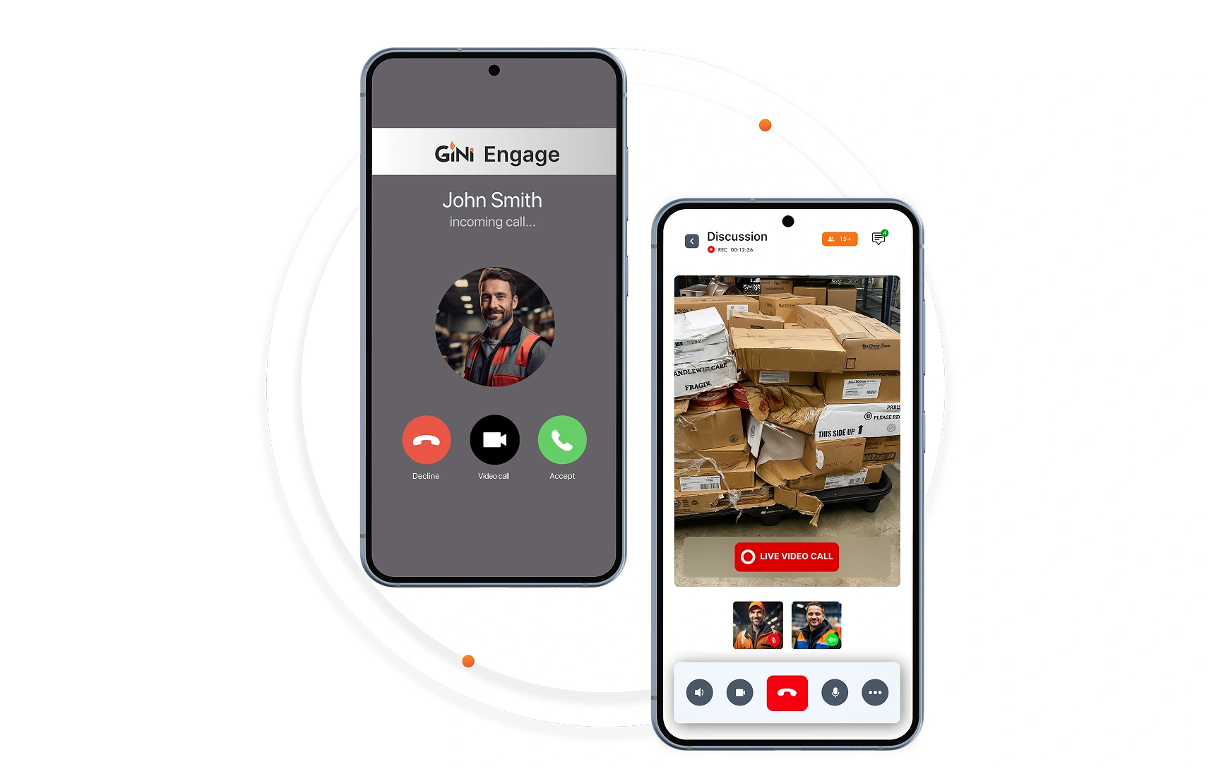 Real-Time Warehouse Communication & Operator Monitoring | GiNi Engage